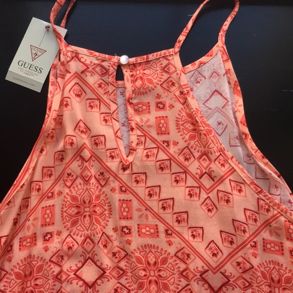 pink patterned tank top - Picture 2 of 2